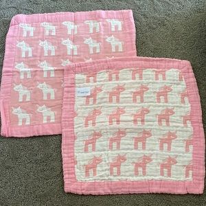 Angel Dear Unicorn Burp Cloths